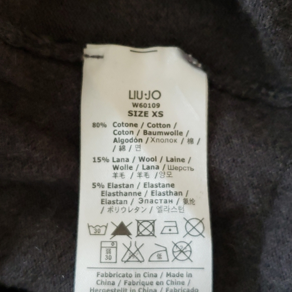 🌲LIU●JEANS by LiuJo wool grey sweater - Picture 6 of 8